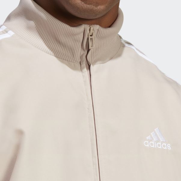 Survêtement Taupe Tissé à 3 Bandes Adidas