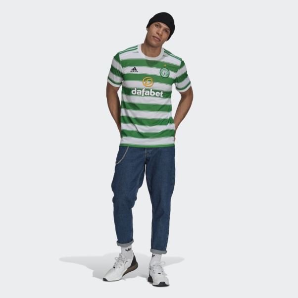 Maillot Domicile Celtic Fc 21/22 Adidas Blanc