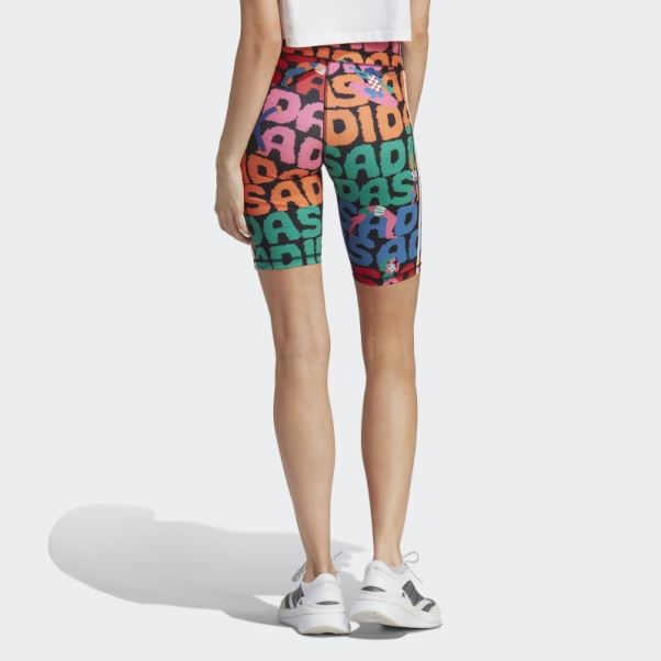 Short De Vélo Adidas X Farm Rio Noir