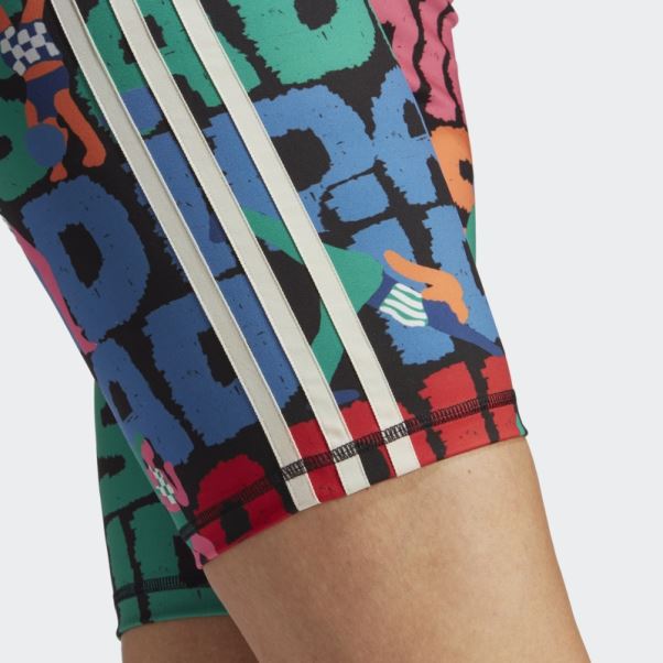Short De Vélo Adidas X Farm Rio Noir