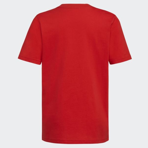 T-shirt à Logo Emb Essentiel écarlate Adidas