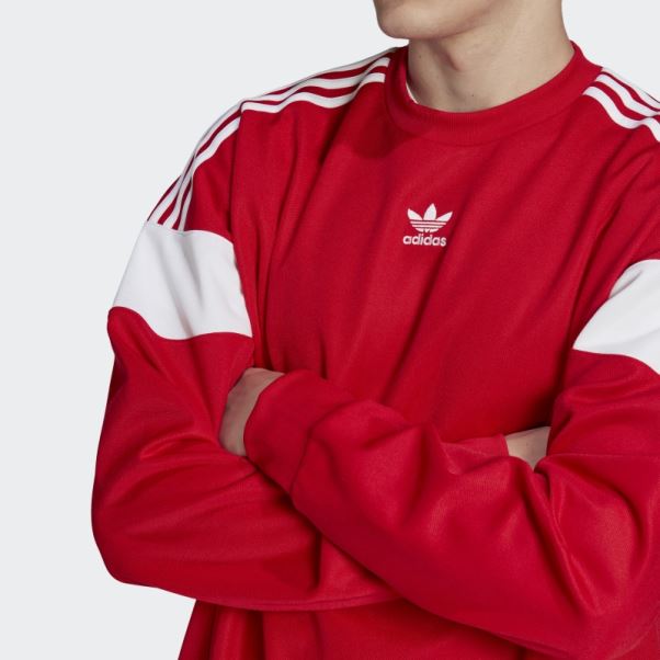 Sweat Adidas Adicolor Classics écarlate