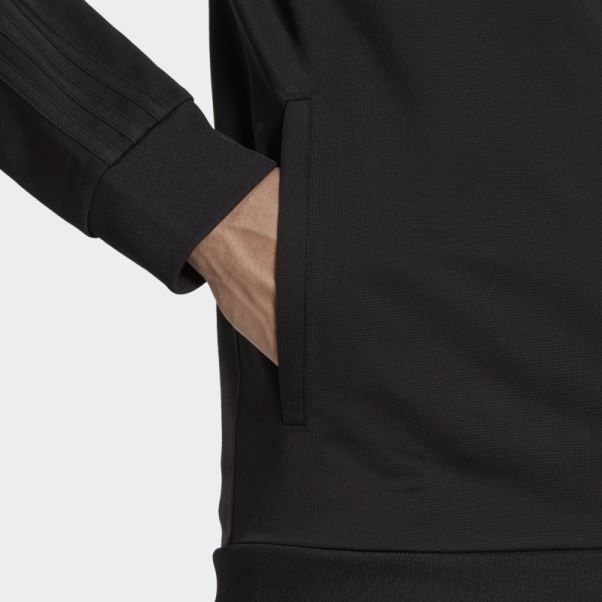 Veste De Survêtement Essentials Warm-up 3 Bandes Noir Adidas