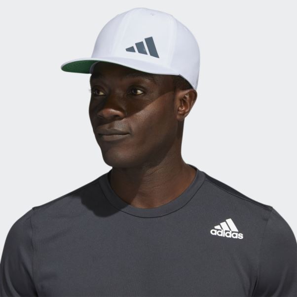 Casquette Adidas Offset 3-bar Snapback Blanc