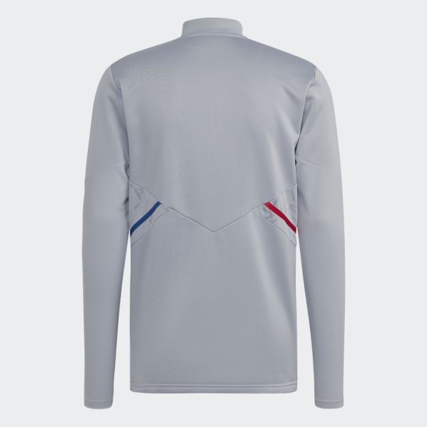 Adidas Olympique Lyonnais Tiro 21 Training Top Argent