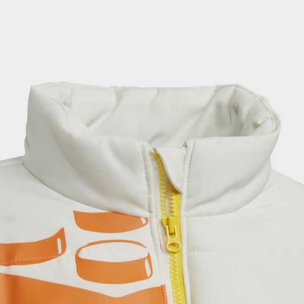 Veste Matelassée Hiver Adidas X Classic Lego Blanche