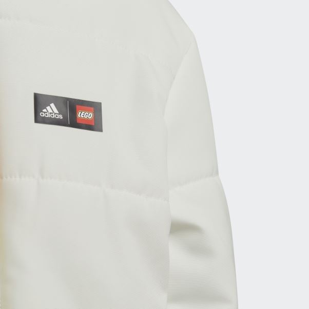 Veste Matelassée Hiver Adidas X Classic Lego Blanche