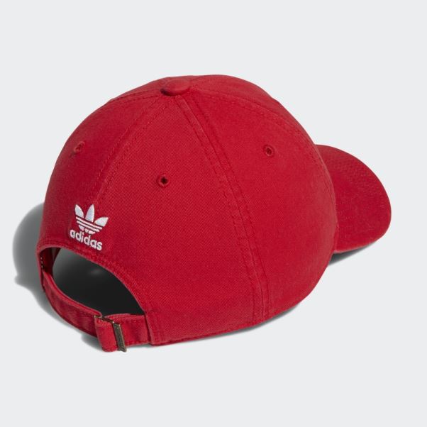 Adidas Bonnet Strapback Décontracté Rouge