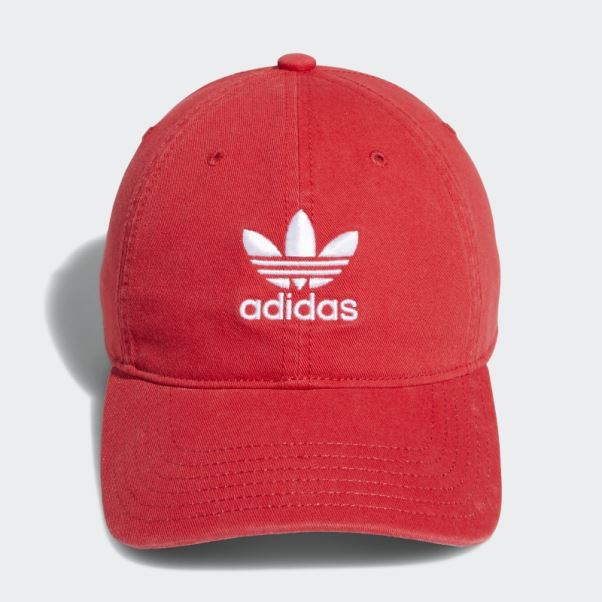 Adidas Bonnet Strapback Décontracté Rouge