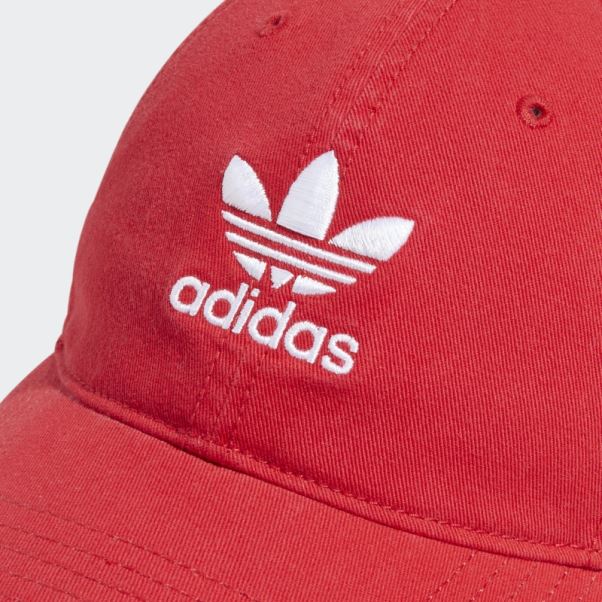 Adidas Bonnet Strapback Décontracté Rouge