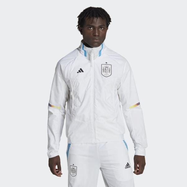 Veste Espagne Game Day Hymne Adidas Blanc