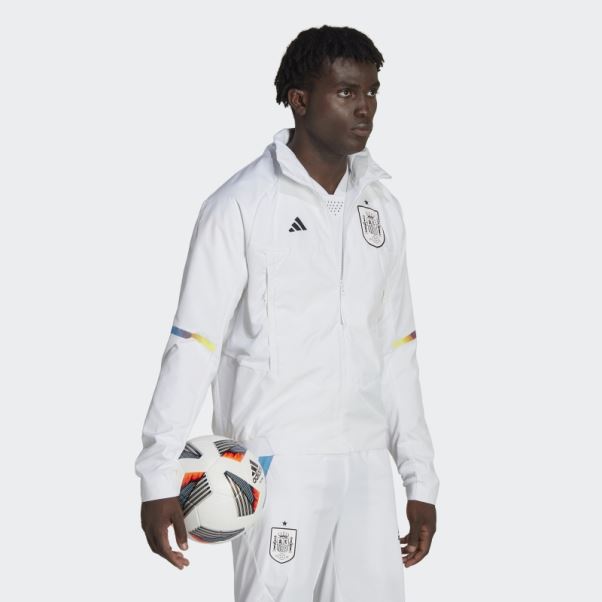 Veste Espagne Game Day Hymne Adidas Blanc