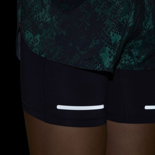 Short Adidas Run Fast 2 En 1 Noir