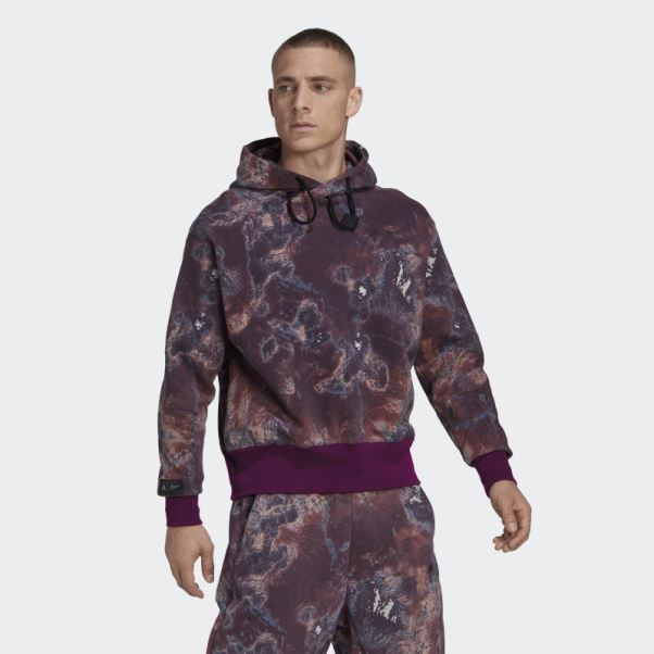 Sweat à Capuche Parley Kaki Foncé Moyen (non Genré) Adidas