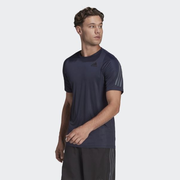 Encre Adidas Run Icon T-shirt De Course