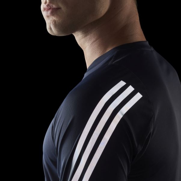 Encre Adidas Run Icon T-shirt De Course
