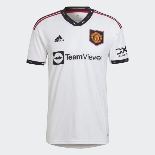 Maillot Extérieur Adidas Manchester United 22/23 Blanc