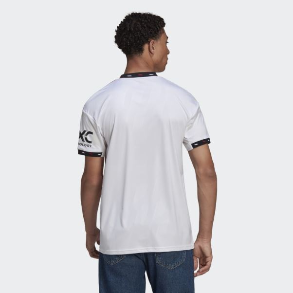 Maillot Extérieur Manchester United 22/23 Blanc Adidas