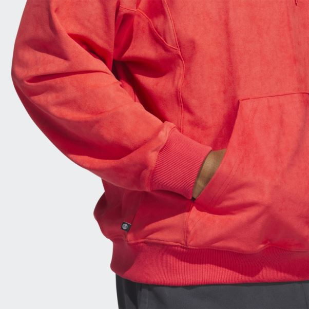 Adidas Adicolor Classics Sweat à Capuche En Peluche Rouge