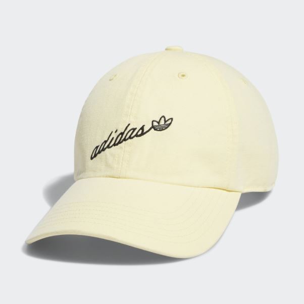 Casquette Strapback Script Jaune Adidas