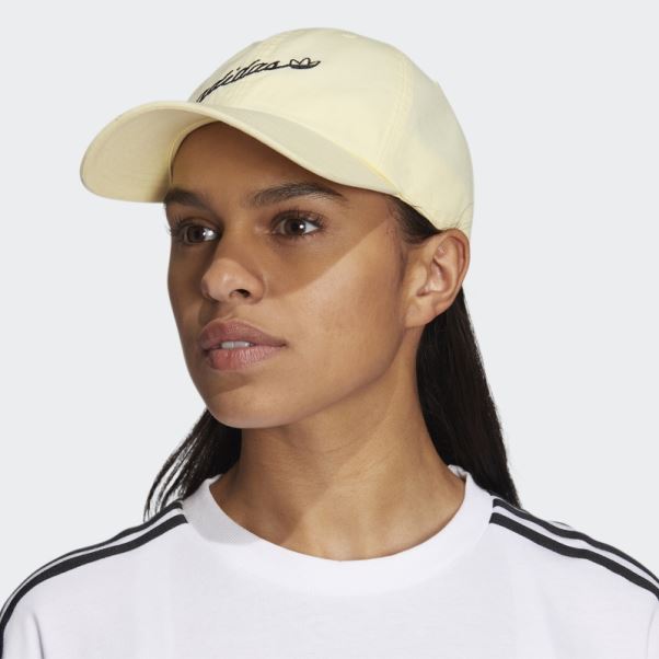 Casquette Strapback Script Jaune Adidas