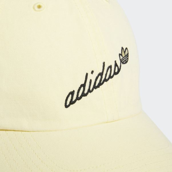 Casquette Strapback Script Jaune Adidas