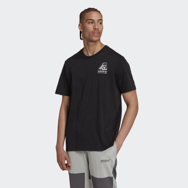 T-shirt Adidas Aventure Hiver Noir Chaud