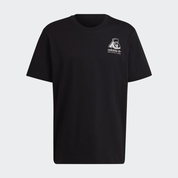T-shirt Adidas Aventure Hiver Noir Chaud