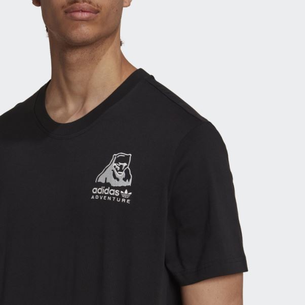 T-shirt Adidas Aventure Hiver Noir Chaud