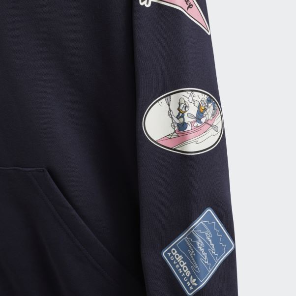 Disney Mickey Et Ses Amis Sweat à Capuche Encre Adidas