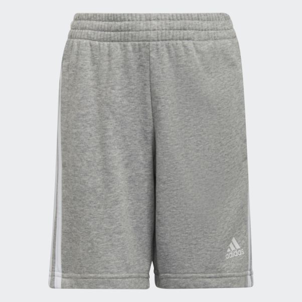 Short Adidas Essentials Blanc 3 Bandes