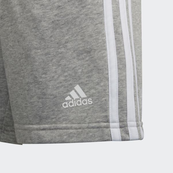 Short Adidas Essentials Blanc 3 Bandes