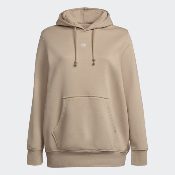 Sweat à Capuche Beige Adidas Adicolor Essentials (grande Taille)