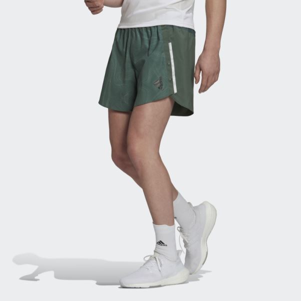 Short Adidas Green Oxide Conçu Pour Courir Pour Les Océans