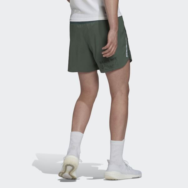 Short Adidas Green Oxide Conçu Pour Courir Pour Les Océans