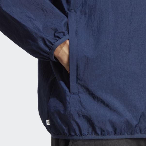 Coupe-vent Essentiel Trèfle Indigo Nuit Adidas