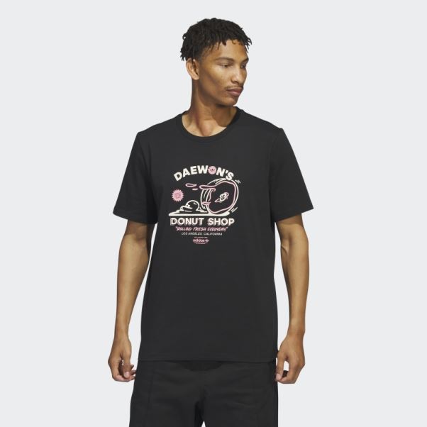 Daewon's Business T-shirt Manches Courtes Adidas Noir