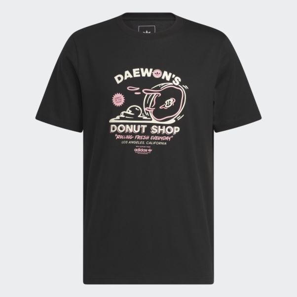 Daewon's Business T-shirt Manches Courtes Adidas Noir
