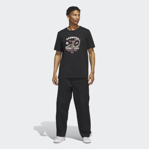 Daewon's Business T-shirt Manches Courtes Adidas Noir