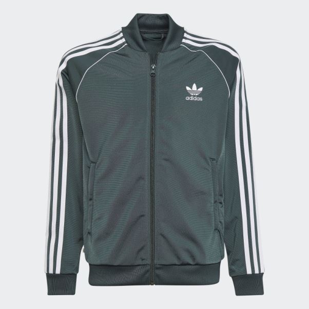 Adidas Veste De Survêtement Adicolor Sst Vert Minéral