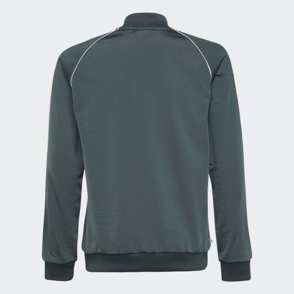 Veste De Survetement Adidas Adicolor Sst Vert Mineral