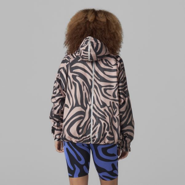 Ash Pearl Hot Coupe-vent Imprimé Adidas By Stella Mccartney