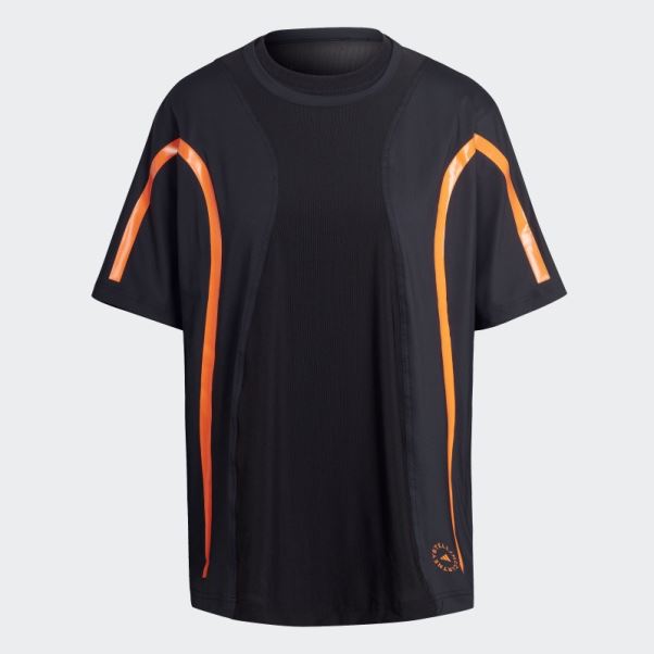Adidas By Stella Mccartney Truepace Running Loose T-shirt Noir