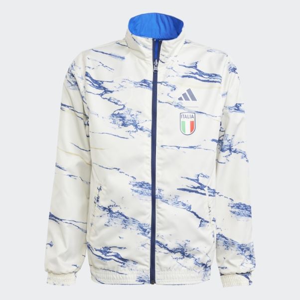 Veste Hymne Italienne Adidas Bleu