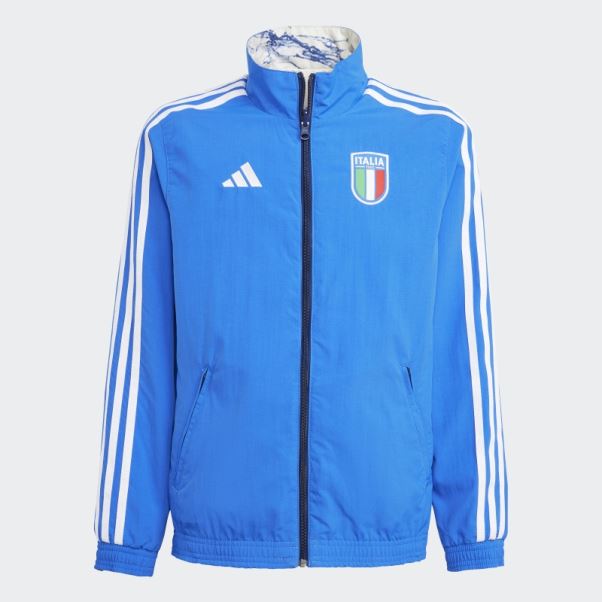 Veste Hymne Italienne Adidas Bleu