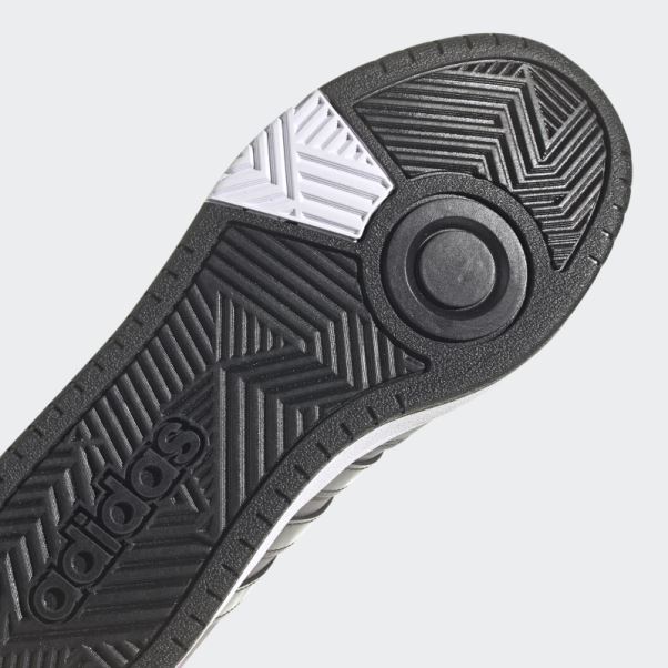 Adidas Trace Grey Hoops 3.0 Mid Lifestyle Basketball Classic Fur Lining Hiver Chaussures