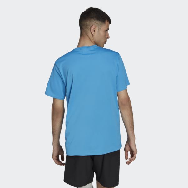 Made To Be Remade Running Tee Bleu Adidas