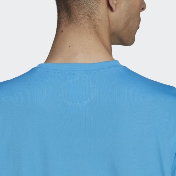 Made To Be Remade Running Tee Bleu Adidas