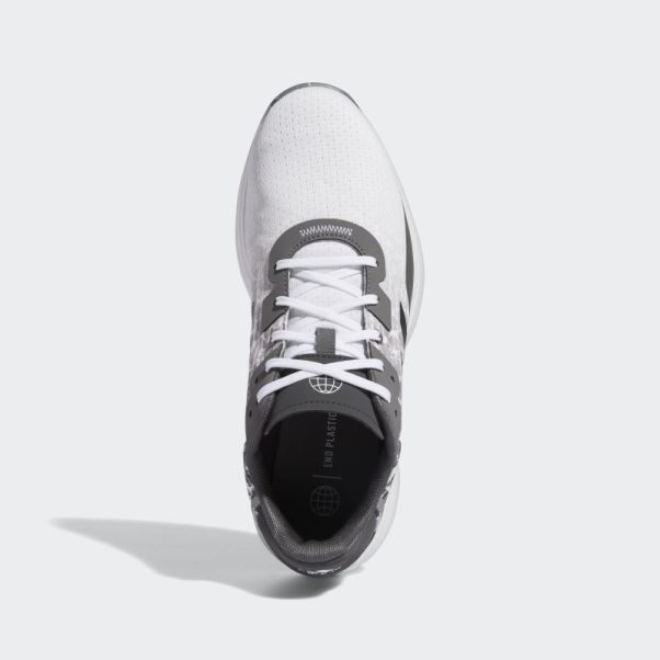 Chaussure De Golf Adidas S2g Sans Crampons Blanche