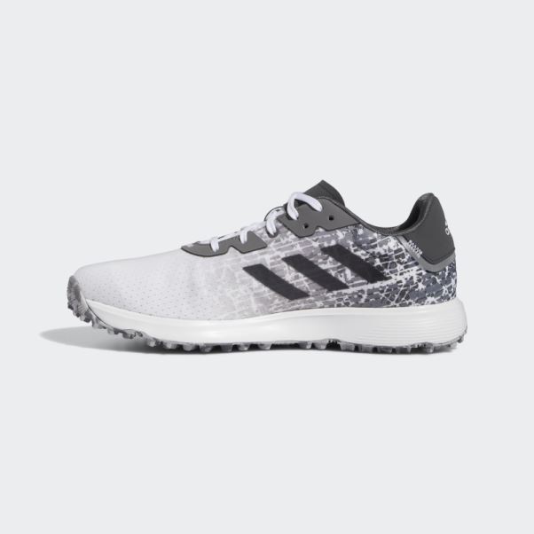 Chaussure De Golf Adidas S2g Sans Crampons Blanche